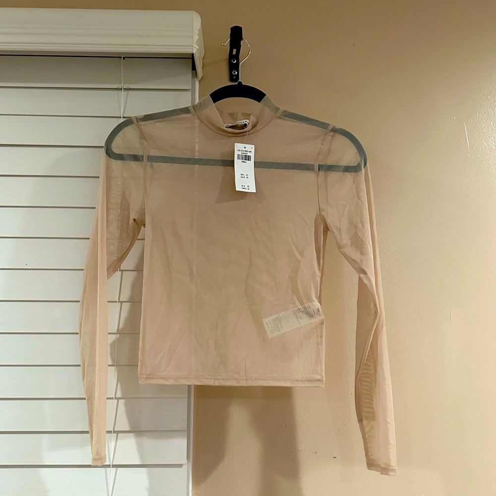 Abercrombie and Fitch sheer top small